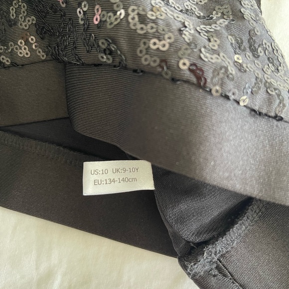 Dance Top - Black Sequins - Picture 4 of 4